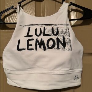 Lululemon Energy High-Neck Longline Bra *Medium Support, B–D Cups White